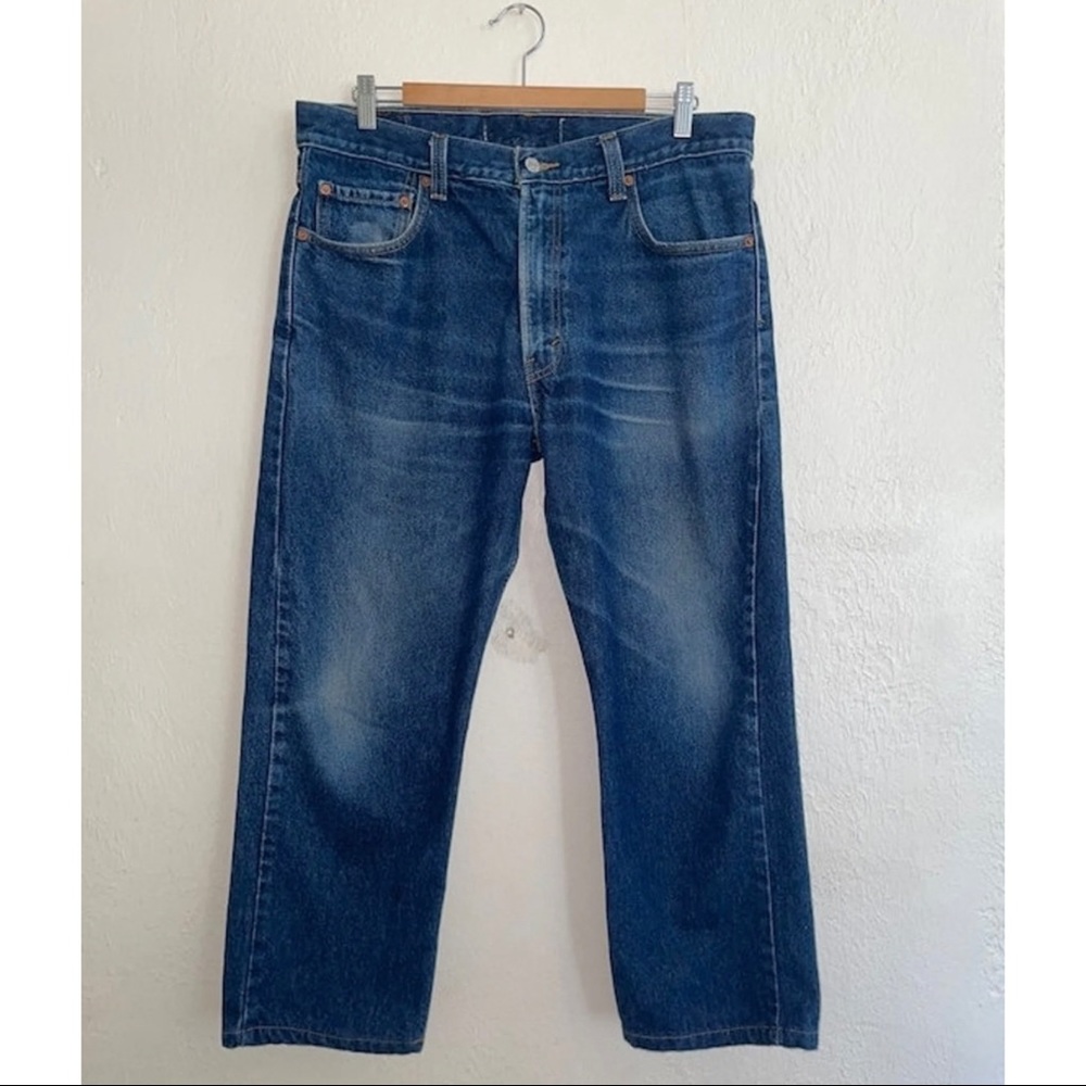 Vintage Levi’s 505 Women’s 36” waist Wide Leg Crop